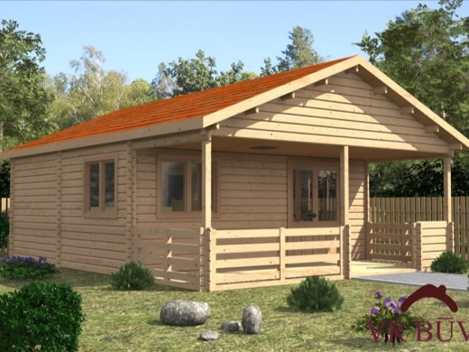 Koka vasarnīcas AVR Velira — 48 m²